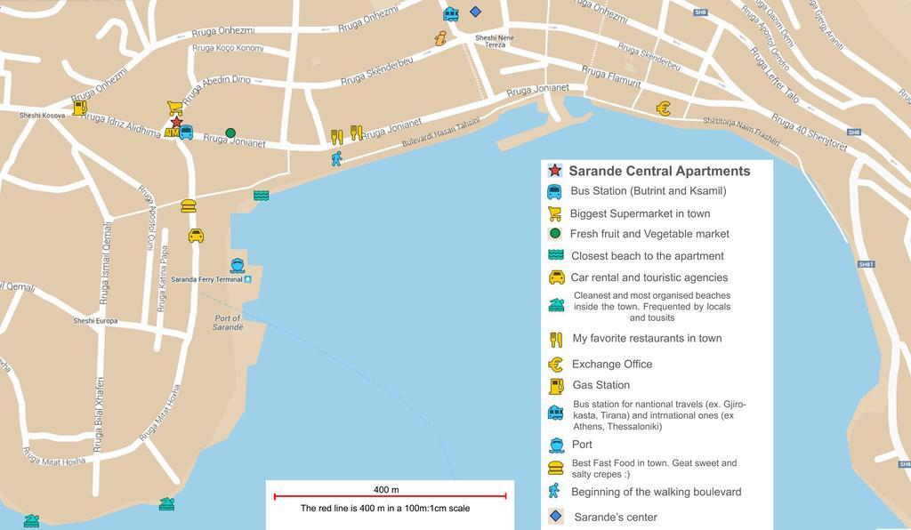 Work-Friendly Central Apartments, Sarandë 部屋 写真